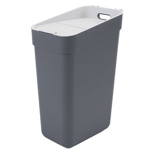 Waste <b>Bin</b> 30L Dark Grey Ready <b>With</b> <b>Lid</b> For Kitchen Or Office Use - Product Image 1