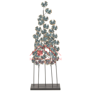 Sculpture contemporaine en métal turquoise 2024 Sculpture de table abstraite moderne pour la décoration intérieure Sculpture Unique meilleur vendeur - Product Image 1