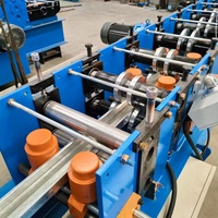 Machine de formage de profilés C pour tuiles en acier coloré, haute productivité, 1200 mm, moteur et pompe