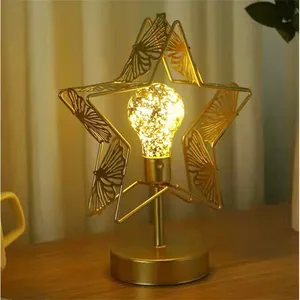 Lampe de table en métal fabriquée à la main, de haute qualité, à l'aspect moderne, élégante pour la maison, design de décoration d'hôtel pour la maison - Product Image 6