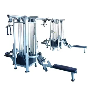 Attrezzatura per il Fitness multifunzionale commerciale macchina per l'allenamento Indoor 8 stazioni funzionale Cross Trainer