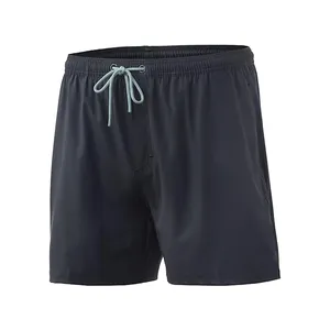 Men's Volley Quick-Dry Swim Shorts - 5.5" Inseam with Elastic Waist for All-Day Comfort and Stretchable Mesh Liner