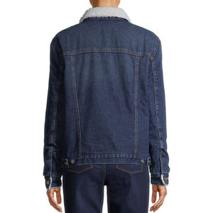 New Design Top Selling Premium Quality <b>Women</b> Jeans <b>Jacket</b> Solid Color Streetwear <b>Lightweight</b> <b>Women</b> Jeans <b>Jacket</b> - Product Image 3