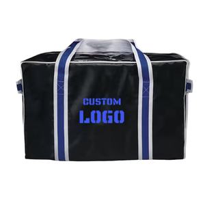 OEM Vinyl Customized Large Capacity Ice Hockey Duffel Bag Weekender Style <b>Carry</b>-<b>on</b> Equipment PVC Coated for Players - Product Image 1