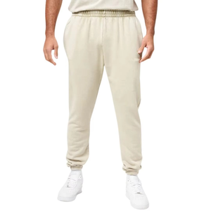 Hombres Algodón Jogger Pantalones Casual Pantalones de chándal Cintura elástica Cordón cónico Bottoms Gym Athletic Loungewear Venta al por mayor OEM - Product Image 1