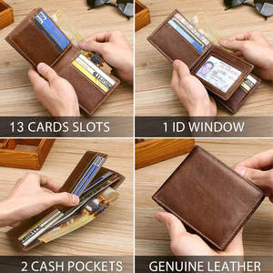 Cartera de Cuero de Diseño Popular y de Calidad 2026 al por Mayor, Aspecto Elegante, Fácil de Usar, Cartera de Cuero con Nombre Personalizado - Product Image 3