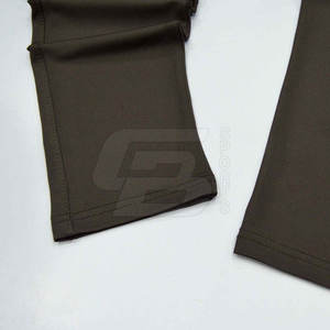 2024 hommes décontracté pantalon mince haute qualité coton polaire Sport Style couleur unie motif droit léger mi uni teint - Product Image 5