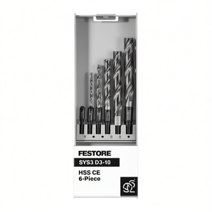Festool Multipurpose <b>Drill</b> <b>Bit</b> Set SYS3 D3-10 HSS CE 6-Piece <b>Case</b> BKS - Product Image 3