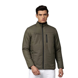 2026 Wholesale Winter New Design Customizable Men's <b>Hooded</b> <b>Puffer</b> <b>Jacket</b> with <b>Long</b> Zip and Multiple Pockets - Product Image 1