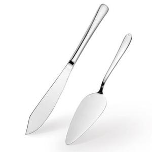 Cuchillo y juego para servir pasteles de acero inoxidable de diseño premium con características atractivas para ocasiones especiales y reuniones - Product Image 4