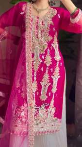 Conjunto elegante Pent con Dupatta para mujer, Ropa Étnica de moda, ideal para fiestas, bodas y celebraciones festivas - Product Image 6