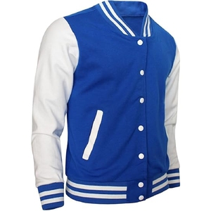 <b>Men</b> blue varsity <b>jacket</b> <b>white</b> sleeve letterman <b>jacket</b> blue baseball bomber classic collegiate <b>jacket</b> two tone athletic outerwear - Product Image 6