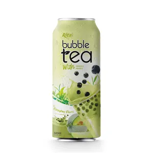 Best Selling Milk Tea from Vietnam Bubble Tea with Tapioca Pearls with 500ml Can Honeydew Flavor