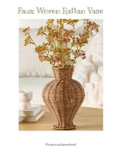 Cesta de maceta de ratán de Diseño Artesanal, decoración interior y balcón, macetas, Mini contenedores de plantas - Product Image 1