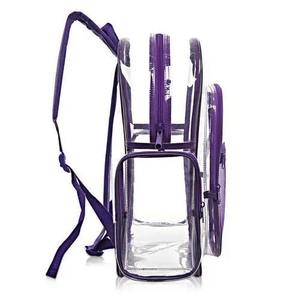 Clear <b>Backpack</b> Wholesale <b>School</b> <b>Backpack</b> for Custom Logo Clear Plastic <b>Backpack</b> Made in Vietnam - Product Image 3