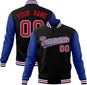 Diseño icónico de chaqueta Varsity para la temporada de invierno Forro grueso Parche de letra personalizado y bordado de etiqueta de marca incluido - Product Image 1