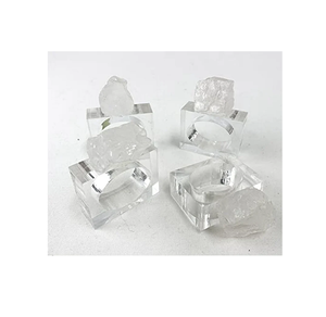 Wholesale Acrylic Napkin Holder Rings Square Design <b>for</b> <b>Kitchen</b> Dining Bar <b>Decorative</b> <b>Items</b> and Selling - Product Image 1
