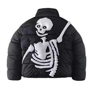 Nouvelle arrivée 2026, vente en gros, veste matelassée unisexe d'hiver, camouflage patchwork, personnalisable, avec service OEM - Product Image 3