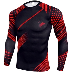Tops Rashguard Rash Guard Custom <b>Compression</b> <b>Shirts</b> for Men <b>Compression</b> Long Sleeve Rash Guard - Product Image 4