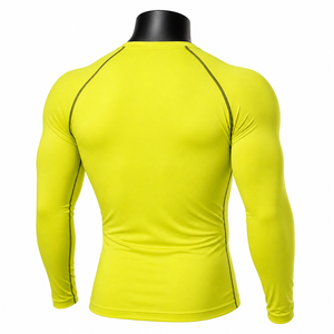 Camiseta de Compresión de Manga Larga Personalizada para Hombre, Secado Rápido, Protección UV, Elástica, para Gimnasio, Fitness, Entrenamiento, OEM - Product Image 2
