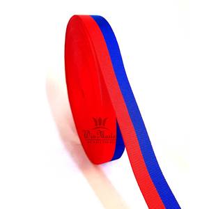 Vente en gros OEM Ruban moiré gros gros-grain Rubans pour médailles à rayures classiques personnalisés Prix et décoration - Product Image 3