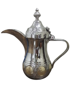 Thé et cafetière de haute qualité fabriqués à la main de haute qualité en acier inoxydable poli brillant Simple classique Vintage Royal Look de luxe - Product Image 5