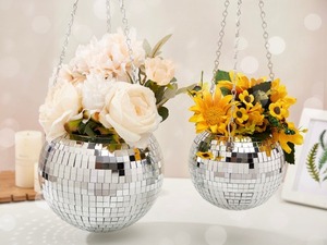 Portavelas de Cera de Abeja Blanca con Mosaico, Forma de Flor, Decoración Navideña para el Hogar, Hecho a Mano, Altamente Perfumado, Estilo Moderno, Mejor Precio - Product Image 3