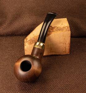 Natural Hardwood Handmade Modern Reusable Bent Type Cigar Smoking Tobacco <b>Pipe</b> - Product Image 3