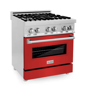 QUALITÀ 30 Pollici Cucina a Gas Dual Fuel Legacy in Acciaio Inox con 4 Bruciatori e Doppio Forno Elettrico a Convezione per Uso Domestico ed Esterno - Product Image 1