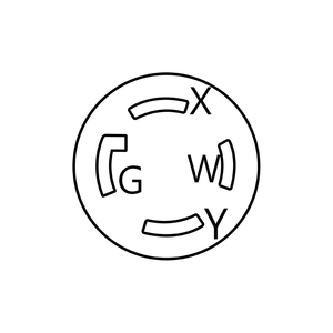 J-526 L14-30ของ NEMA เต้าเสียบที่มี30A 125/250V AC เหมาะสำหรับการใช้งานต่างๆของเครื่องกำเนิดไฟฟ้า - Product Image 5