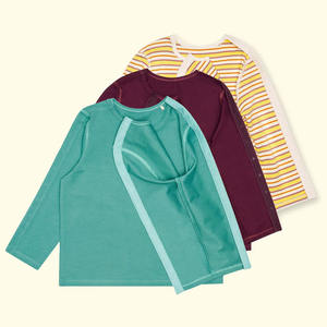 Vêtements adaptatifs pour enfants handicapés, robes de récupération post-chirurgicale pour patients, manches longues, jersey 100% coton, chemise pour enfants, épaule - Product Image 2