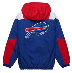 Chaqueta Cortavientos Unisex Gruesa, Impermeable, Ecológica, Vintage, con Media Cremallera, Capucha, Holgada, Larga, para Invierno, Baloncesto, Fútbol - Product Image 5