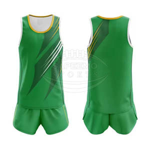 Conjunto de Uniforme de Atletismo Personalizado, 100% Poliéster, Tejido Transpirable de Secado Rápido sin Costuras para Entrenamiento y Competición, Alta Calidad - Product Image 1