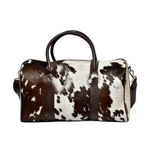 Sac de voyage en cuir véritable de qualité supérieure, fabriqué en usine, sac de sport de luxe fait à la main, sac de voyage durable en polyester - Product Image 1