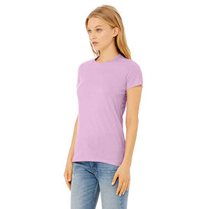 Camiseta de mujer de algodón Slim Fit Casual moda elegante verano Top cómodo armario ligero moda esencial - Product Image 2