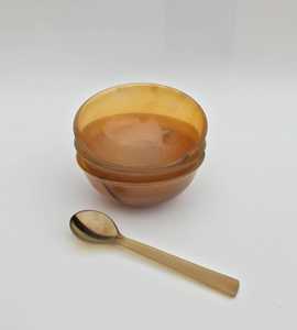 Bol à salade en corne de buffle, design classique, écologique, technique de polissage durable, pour la décoration de la maison, fête, en solde - Product Image 1