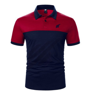 Hombres para polos con el último diseño Top Trending Low MOQ Precio barato Patrón sólido Tela de lona ecológica - Product Image 2