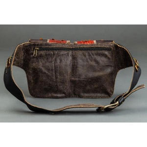 LW Unisex Multi bolsillos Hip Pocket Belt Fanny Pack Cinturones de cuero con estilo Cinturones de viaje - Product Image 3