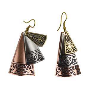 Pendientes de Diseño Exclusivo en Colores Brillantes, Último Diseño para Damas, para Usar en Eventos, Fiestas y Funciones, Accesorios de Moda - Product Image 5