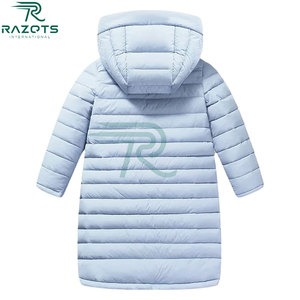 Veste matelassée longue à capuche respirante d'hiver de haute qualité Razorts, fermeture éclair, capuche amovible - Product Image 6