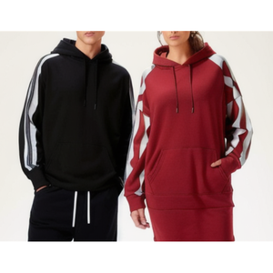 เสื้อมีฮู้ดผ้าฝ้าย100% ใส่ได้ทั้งชายและหญิงลาย BD heavyweight ปักลายไซส์ใหญ่พิเศษสำหรับฤดูหนาวพร้อมโลโก้ด้านหน้า - Product Image 1