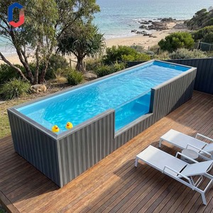 20 ft Container Above Ground <b>Pool</b> Family Resort Type with Ladder and Filter for Outdoor Use - Product Image 1