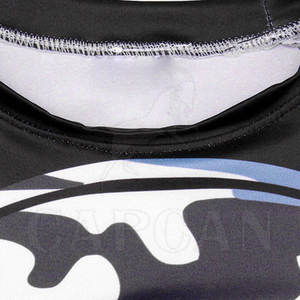 Meilleures ventes de vêtements de sport élégants pour hommes, protection contre les éruptions cutanées, longue compression, tissu de course à pied avec patchs personnalisés pour MMA - Product Image 3