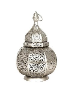 Lanterne à bougie en métal antique arabe pour la décoration du Ramadan Lanterne marocaine - Product Image 6