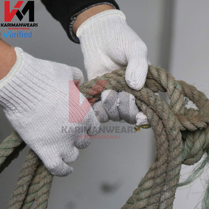 Gants de travail de sécurité en maille de coton et polyester pour peintres, mécaniciens, usage industriel, entrepôt, jardinage, construction - Product Image 5