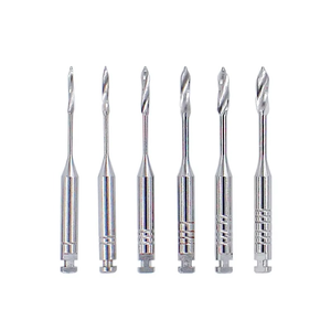 Limeurs endodontiques dentaires en acier inoxydable pour le retrait de la pulpe et l'élargissement du canal radiculaire – Instruments chirurgicaux dentaires - Product Image 5