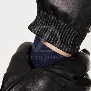 Gants de conduite pour hommes en cuir véritable, style mode, antidérapants, ajustables, toutes saisons, personnalisables, vente en gros - Product Image 2