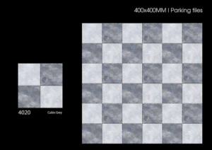 Dalles de sol robustes pour extérieur 40x40cm 400x400mm, surface céramique mate pour allées et espaces ouverts - Product Image 2