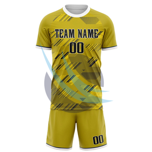High-Performance Men’s Soccer Uniform Set Custom Logo Breathable Quick-Dry Football Jerseys for Match & Training Custom Made Set - Product Image 5