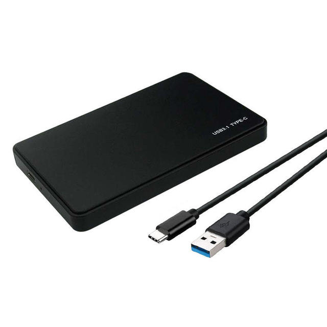 Handisen USB3.1 Plastic External HDD/SSD Enclosure 2.5" Portable Case 4TB MAX Support
